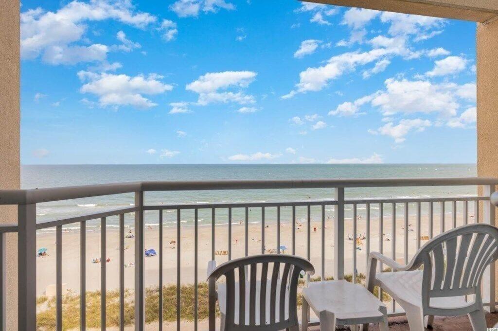 マートルビーチ2501 S Ocean Blvd, 0707 - Ocean Front Sleeps 6アパートメント エクステリア 写真